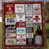 Rugby Quilt Blanket Ver 8  Quilt